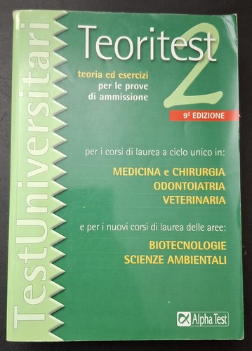 Alpha test medicina e - -,